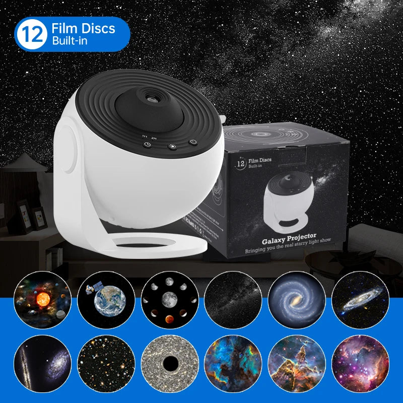 The Twilight Decor™ Night Light Galaxy Projector Starry Sky Projector 360°