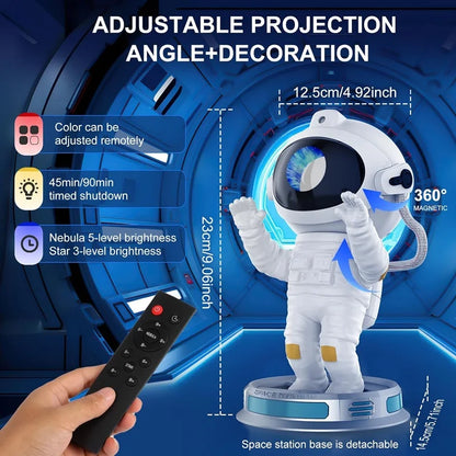 The Twilight Decor™Galaxy Star Projector Starry Astronaut Lamp