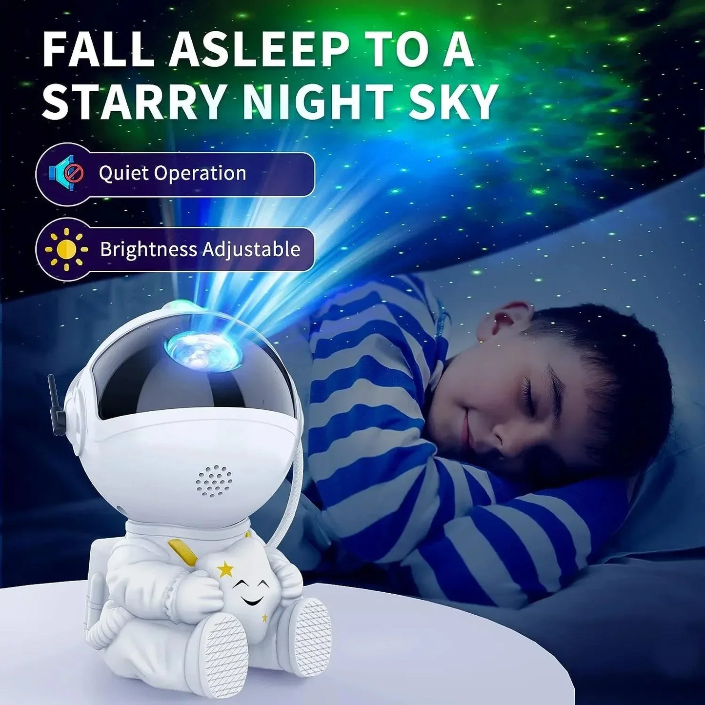 The Twilight Decor™ Mini Galaxy Star Astronaut Projector LED